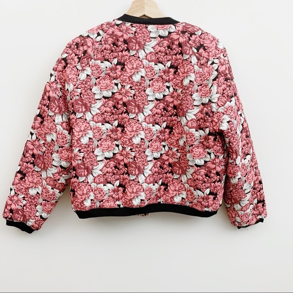 Sandro Evora floral-jacquard bomber jacket - Picture 6 of 12